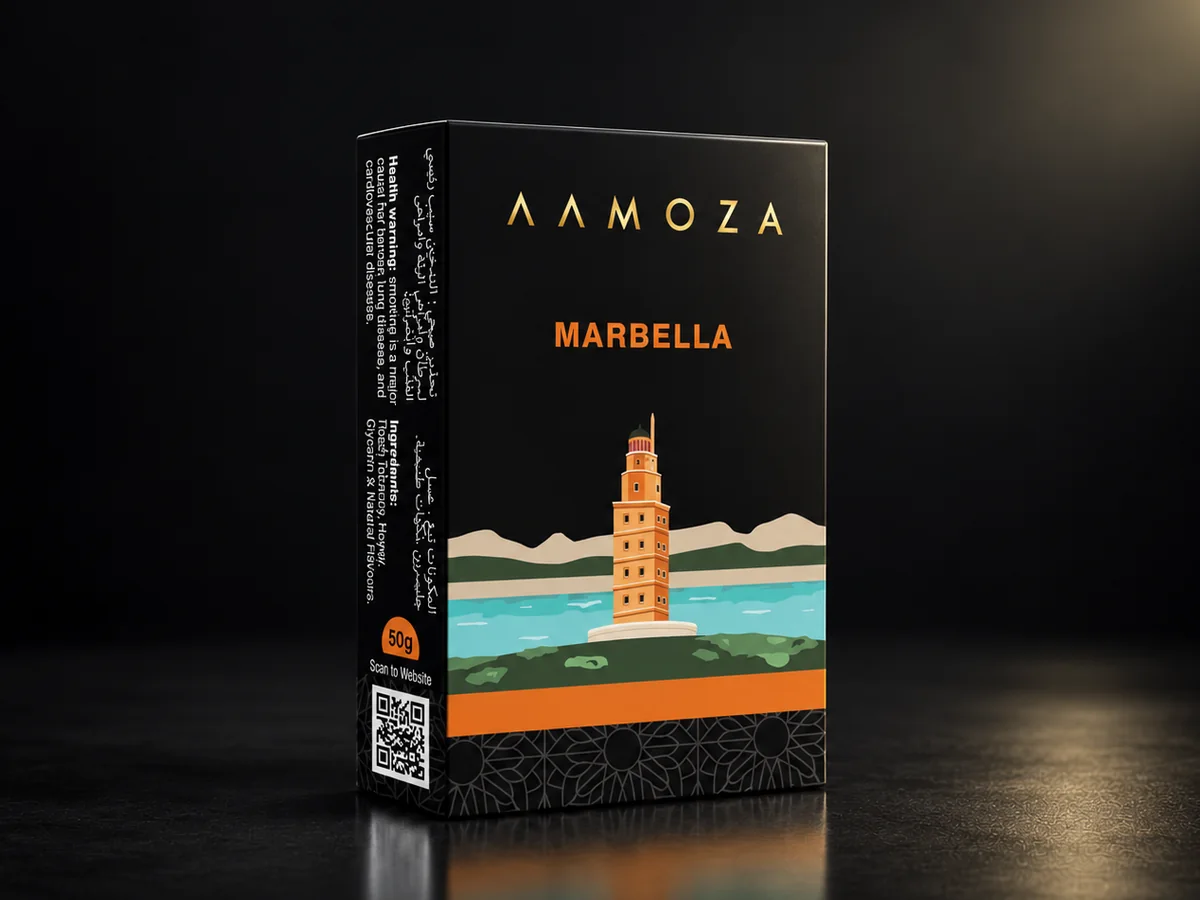 AAMOZA Marbella shisha tobacco, 50 g pack